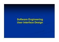 Software Engineering User Interface Design - Csbdu.in
