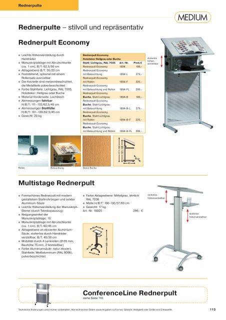 Technische Daten - Technikfuchs