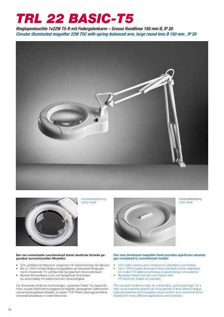 friction-arm models - Batz Leuchtsysteme & Handels Gmbh