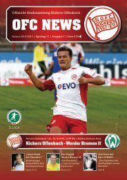 Kickers Offenbach - Werder Bremen II