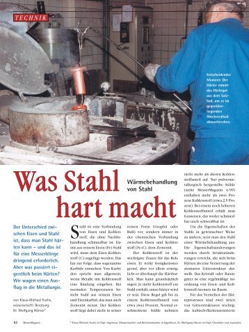 Wärmebehandlung von Stahl