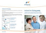 imland im Dialog 2013 - imland Klinik Rendsburg