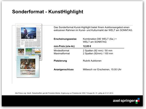 Sonderformat - Axel Springer MediaPilot