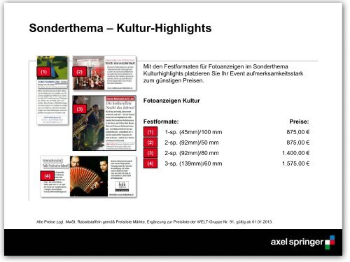Sonderformat - Axel Springer MediaPilot