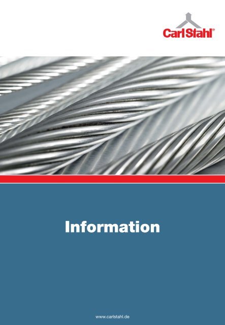 Information - Carl Stahl GmbH