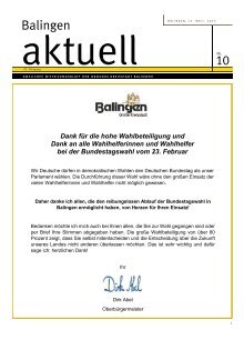 15.03.2025 Balingen aktuell