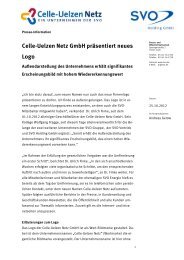 Celle-Uelzen Netz GmbH präsentiert neues Logo - SVO ist Celle ...