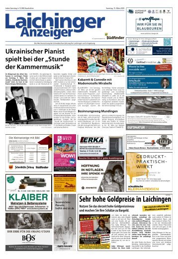 15.03.2025 Laichinger Anzeiger