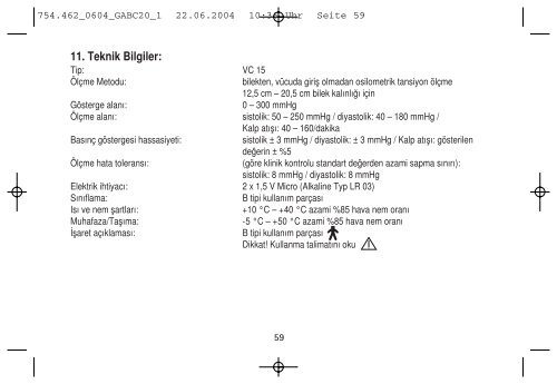 BC 20 Typ VC 15 - Birke Wellness