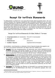 Rezept für torffreie Blumenerde - BUND Kreisgruppe Region ...