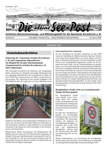 30.01.2025 Die kleine See-Post