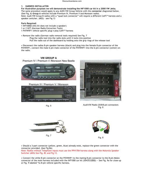 Motorola IHF1000 Bluetooth Car Kit Installation tutorial.