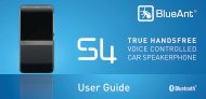 User Guide - BlueAnt Wireless