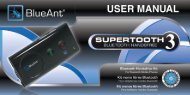 User Manual - BlueAnt Wireless