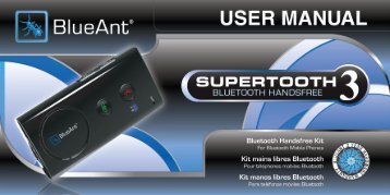 User Manual - BlueAnt Wireless