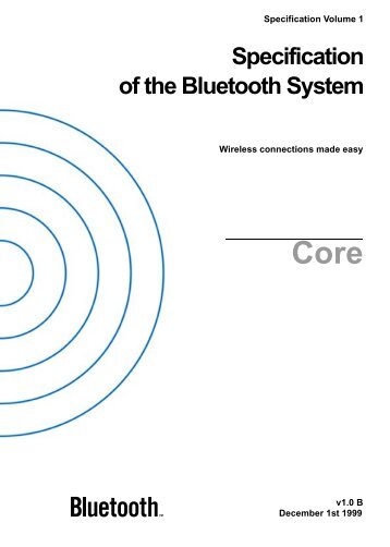 Specification of the Bluetooth System - IEEE.org