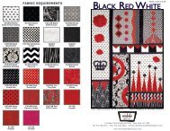 BLACK RED WHITE - Michael Miller Fabrics