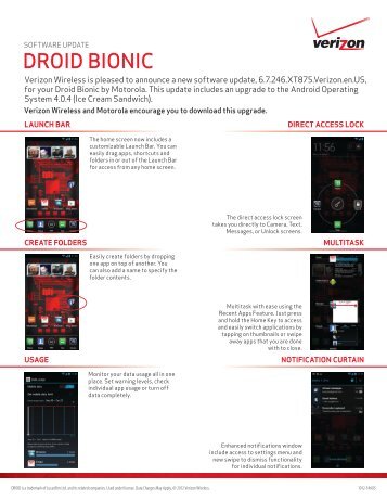 Software update droid bionic - Verizon Wireless Support