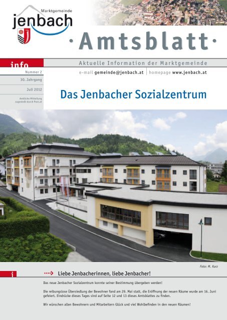 Amtsblatt Amtsblatt - Jenbach