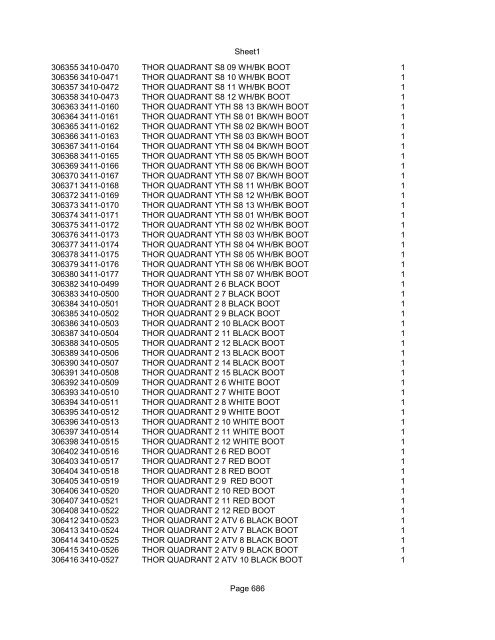 Sheet1 Page 1 SKU OEM DESCRIPTION CASE QTY 27 16770-66 ...