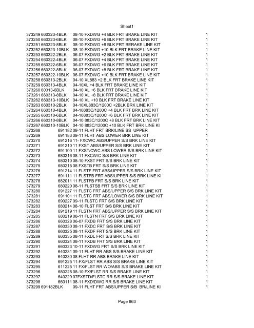 Sheet1 Page 1 SKU OEM DESCRIPTION CASE QTY 27 16770-66 ...