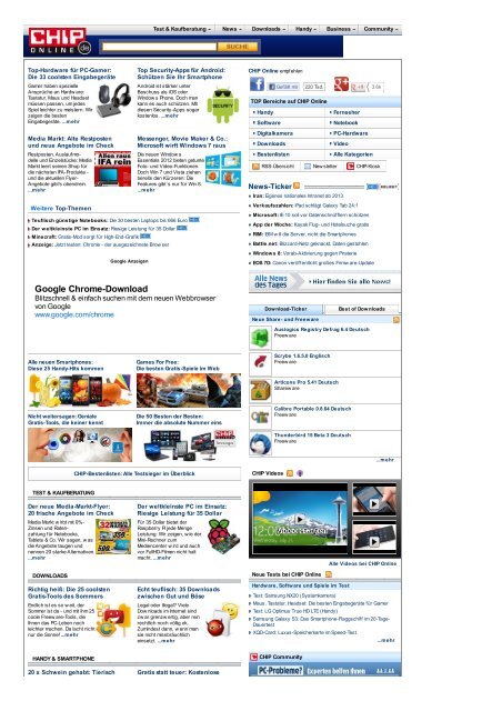 CHIP Online - Deutschlands Webseite Nr. 1 für Computer ... - 7-PDF
