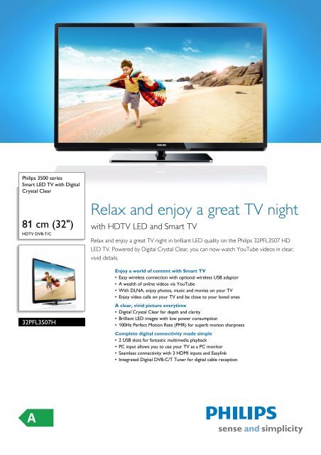 Relax And Enjoy A Great TV Night - Philips