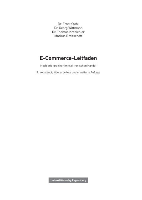 E-COMMERCE- LEITFADEN - SKW Schwarz