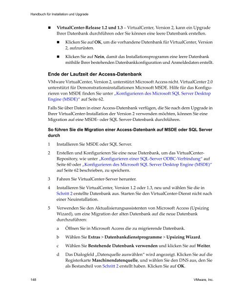 Handbuch für Installation und Upgrade - VMware