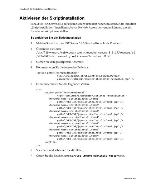 Handbuch für Installation und Upgrade - VMware
