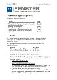 Merkblatt - Thermischer Spannungsbruch (Stand 2012) - Katzbeck