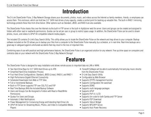 DNS-320 User Manual - D-Link