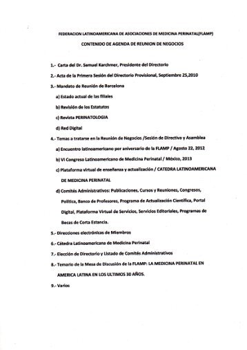 c - Federacion Latinoamericana de Asociaciones de Medicina ...