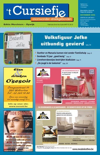 Verantw. uitgever - t Cursiefje