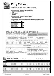 Plug Price List - Highsun Express Plugs