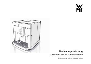 Bedienungsanleitung - Wmf