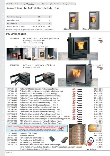 Preisliste 2010