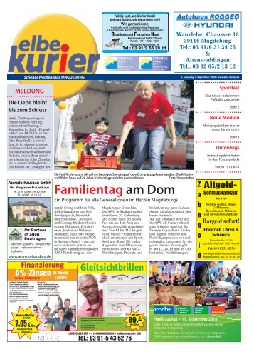 Familientag am Dom - Der elbe kurier