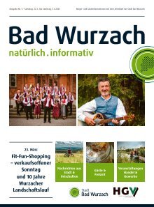 22.03.2025 Bürger- und Gästeinformation Bad Wurzach