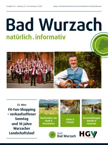 22.03.2025 Bürger- und Gästeinformation Bad Wurzach
