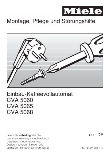 Montage, Pflege und Störungshilfe - Kaffeevollautomaten.org