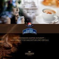 DAS LINDEMANN KAFFEE-KONZEPT – DER GARANT FÜR ...