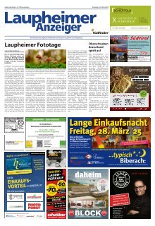 22.03.2025 Laupheimer Anzeiger