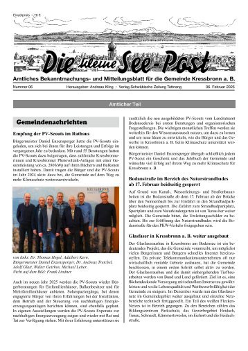 06.02.2025 Die kleine See-Post