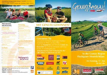 MIT GENUSS GEWINNEN! In der Genussregion Flachgauer - Käsehof