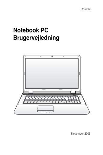 Notebook PC Brugervejledning