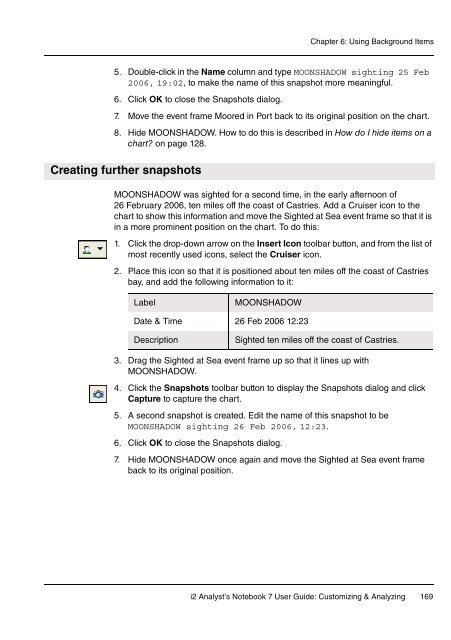 I2 Analyst's Notebook 7 User Guide - ISS Africa -Investigation ...