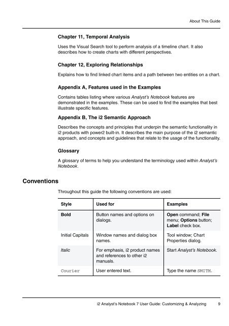 I2 Analyst's Notebook 7 User Guide - ISS Africa -Investigation ...