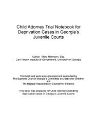 Child Attorney Trial Notebook for Deprivation Cases in Georgia's ...