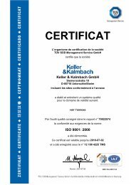 ISO 9001 - Keller & Kalmbach GmbH